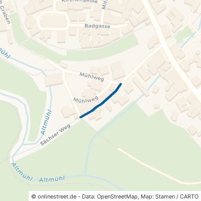 Sächser Weg Leutershausen 