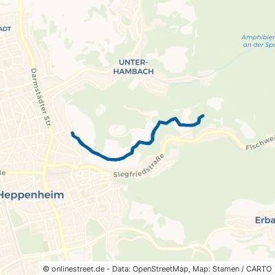 Drosselbergweg Heppenheim 