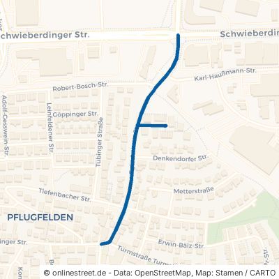 Eglosheimer Straße Ludwigsburg Pflugfelden 