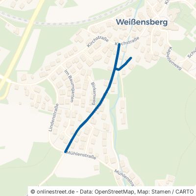 Waldstraße Weißensberg 