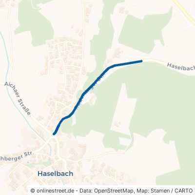 Rudertinger Straße Tiefenbach Haselbach 