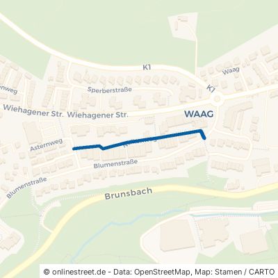 Nelkenweg Hückeswagen Wiehagen 