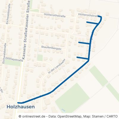 Osterbergstraße Immenhausen Holzhausen 