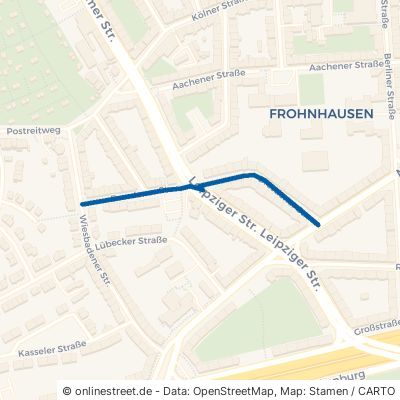Dresdener Straße 45145 Essen Frohnhausen Stadtbezirke III