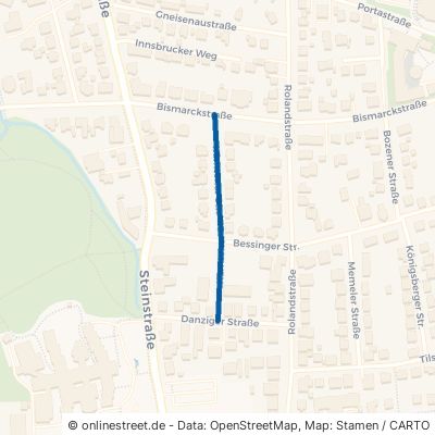 Kärntener Straße Bad Oeynhausen Innenstadt 