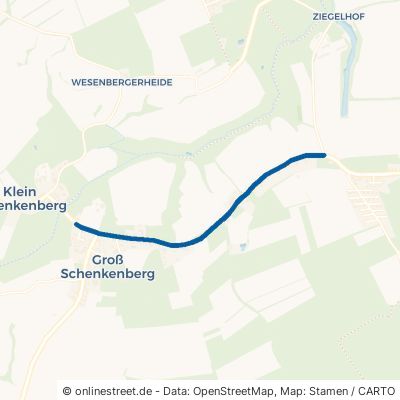 Hauptstraße Groß Schenkenberg Klein Wesenberg 