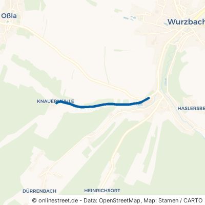 Knauermühlenweg Wurzbach Benignengrün 