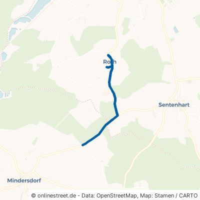 Rother Straße Wald Sentenhart 
