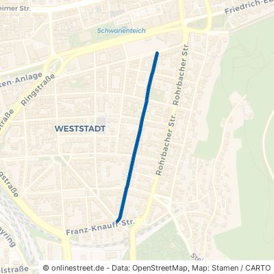 Häusserstraße Heidelberg Weststadt 
