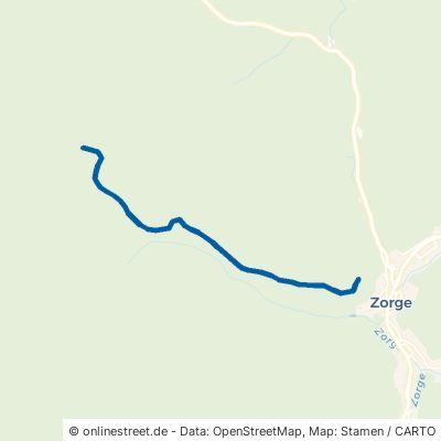 Alter Wiedaer Hüttenweg Harz Zorge 