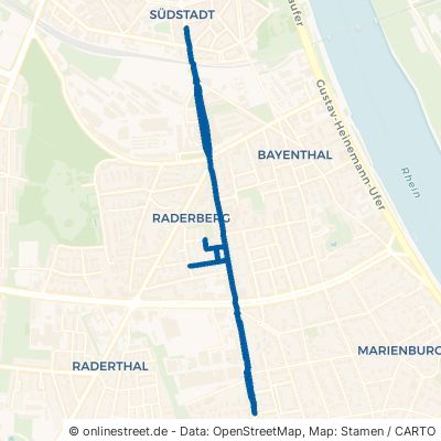 Bonner Straße Köln Marienburg 