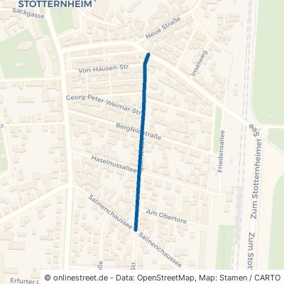 Querstraße Erfurt Stotternheim 