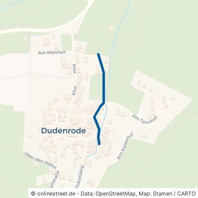 Am Dudenbach Bad Sooden-Allendorf Dudenrode 