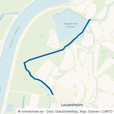 Grenzweg Kehl Leutesheim 