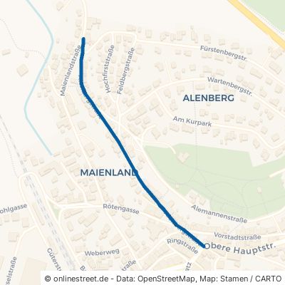 Alenbergstraße Löffingen 