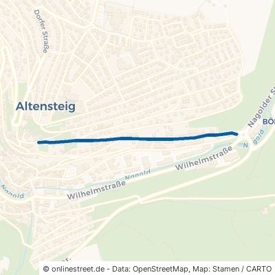 Hohenbergstraße Altensteig 
