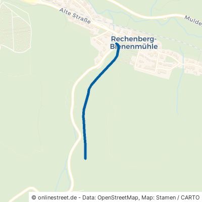 Alte Klötzerstraße Rechenberg-Bienenmühle Holzhau 