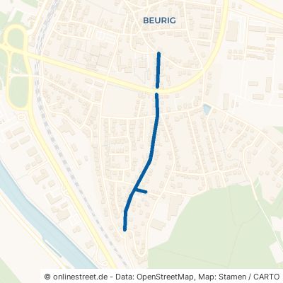 Serriger Straße Saarburg Beurig 