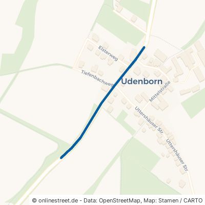 Großenengliser Straße Wabern Udenborn 