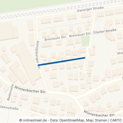 Karlsbader Straße Schorndorf Weiler 