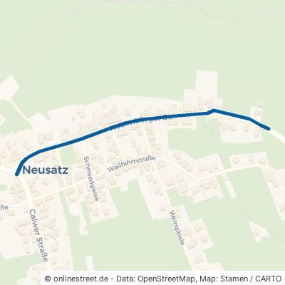 Neuenbürger Straße Bad Herrenalb Neusatz 