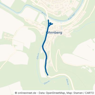 Ohrntalstraße Öhringen Ohrnberg 