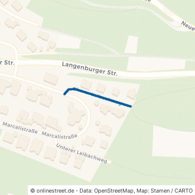 Oberer Leibachweg Künzelsau 
