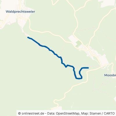 Waldprechtstalweg Gaggenau Freiolsheim 