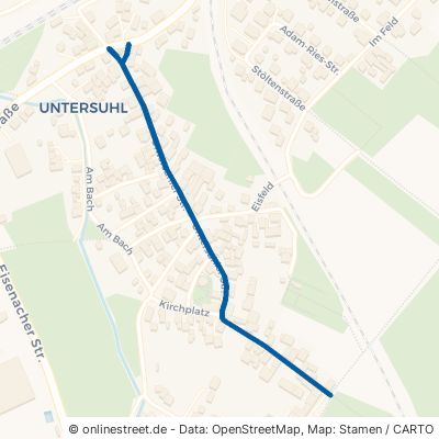 Untersuhler Straße Gerstungen Untersuhl 