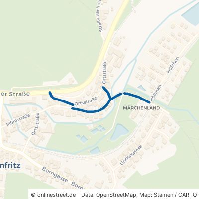Liebfrauenstraße Hirzenhain Merkenfritz 