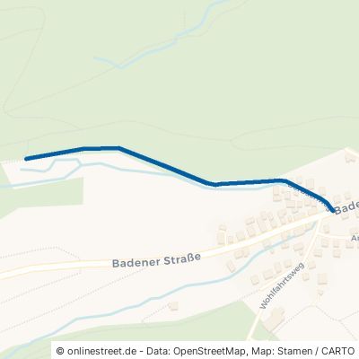 Börbachweg Gaggenau Selbach 