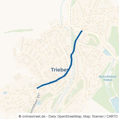 Hauptstraße Zeulenroda-Triebes Triebes 