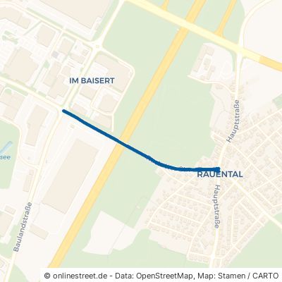 Rastatter Straße Rastatt Rauental 