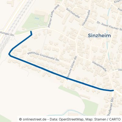 Hans-Thoma-Straße Sinzheim Ortsgebiet 