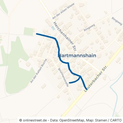 Mittelweg Grebenhain Hartmannshain 
