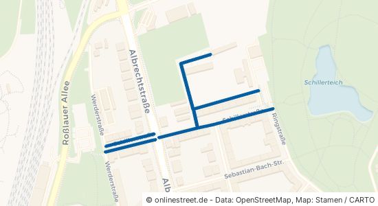 Schillerstraße Dessau-Roßlau Innenstadt 