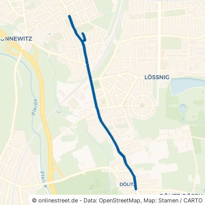 Bornaische Straße Leipzig Lößnig 
