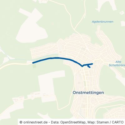 Thanheimer Straße Albstadt Onstmettingen 