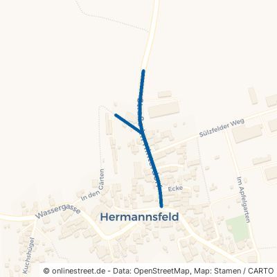 Straße Im Hinterdorf 98617 Rhönblick Hermannsfeld 