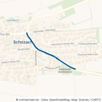 Ilsfelder Straße Ilsfeld Schozach 