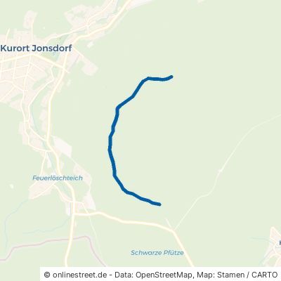 Gerölleweg Oybin Kurort Jonsdorf 