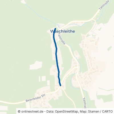 Hinterdorfer Straße Grünhain-Beierfeld Waschleithe 