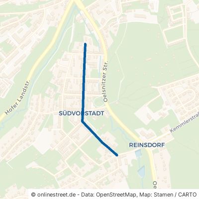 Reinsdorfer Straße 08527 Plauen Südvorstadt Siedlung Unterlosa