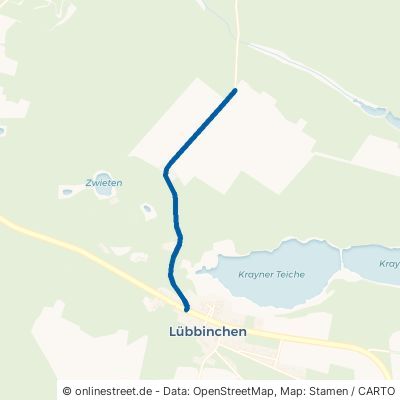Waldhofweg Schenkendöbern Lübbinchen 