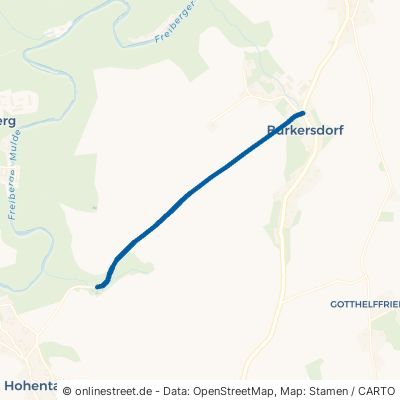 Kirchweg Reinsberg Burkersdorf 