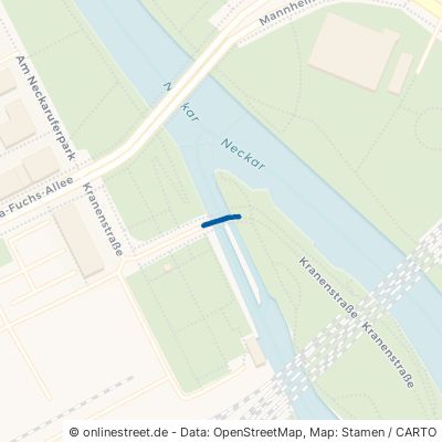 Schleusenbrücke Wilhelmskanal Heilbronn Heilbronn-Äussere Bezirke 