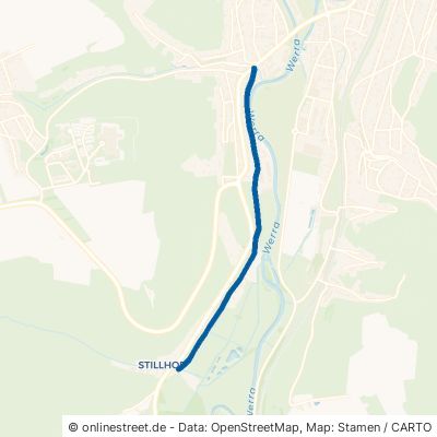 Walkmühlenweg Meiningen 