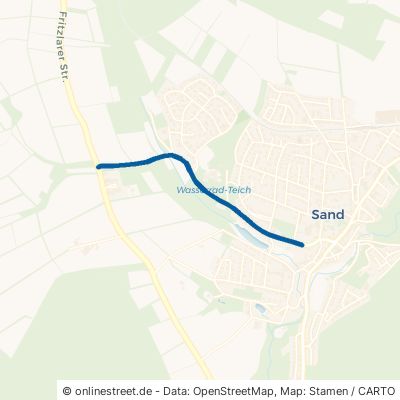 Wolfhager Straße Bad Emstal Sand 