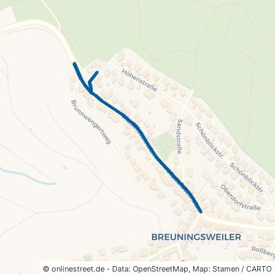 Haselsteinstraße Winnenden Breuningsweiler 