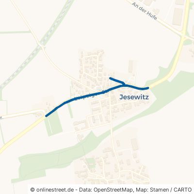 Leipziger Straße Jesewitz Laußig 